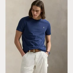 miesten t-paita, SHORT SLEEVE-T-SHIRT Sininen, Indigo>Polo Ralph Lauren Sale