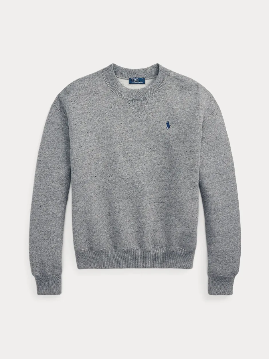 naisten collegepaita Fleece Crewneck, rattu>Polo Ralph Lauren Sale