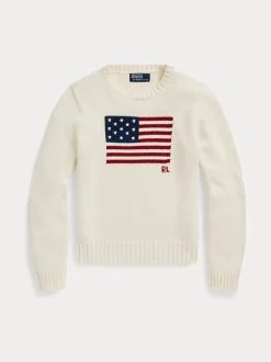 naisten neulepusero, FLAG CN-LONG SLEEVE-PULLOVER>Polo Ralph Lauren Discount
