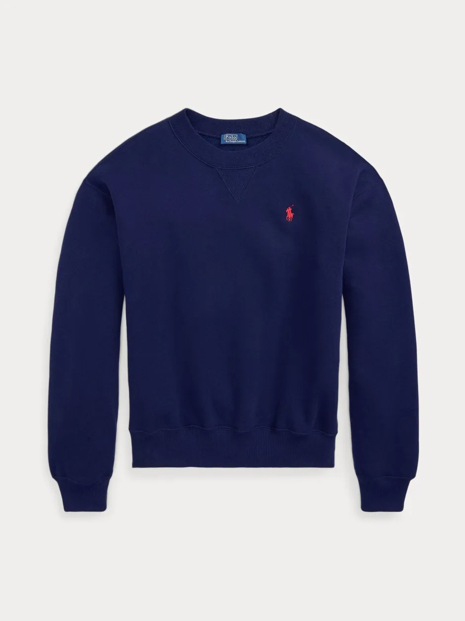 naisten collegepaita Fleece Crewneck,>Polo Ralph Lauren New