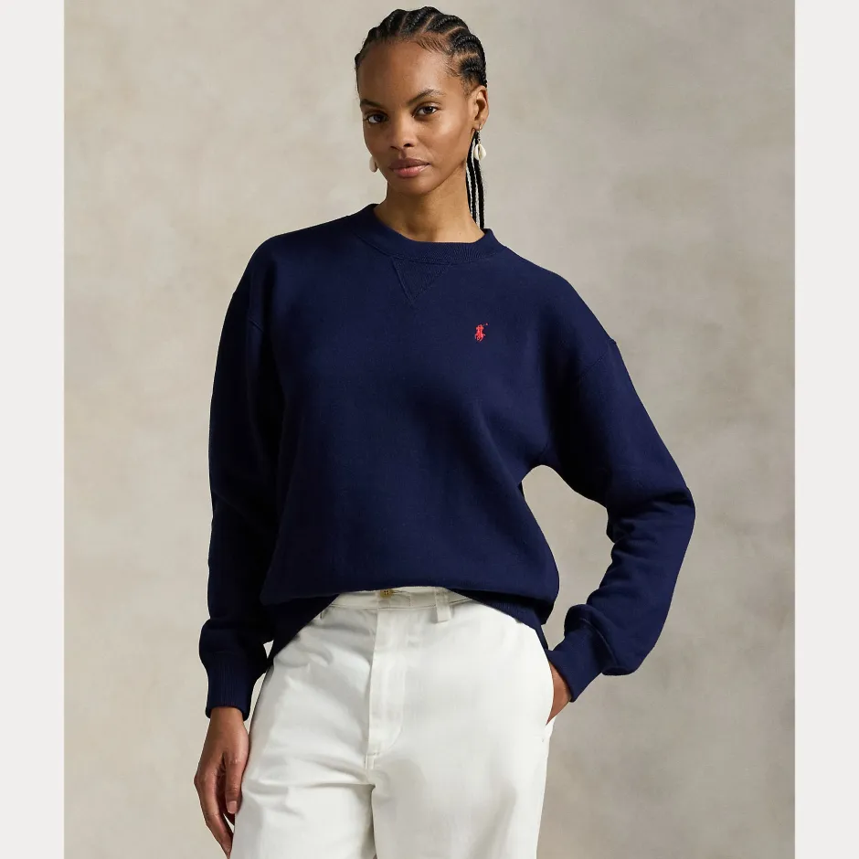 naisten collegepaita Fleece Crewneck,>Polo Ralph Lauren New
