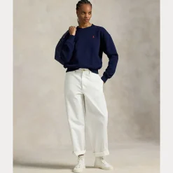 naisten collegepaita Fleece Crewneck,><noscript><img width=