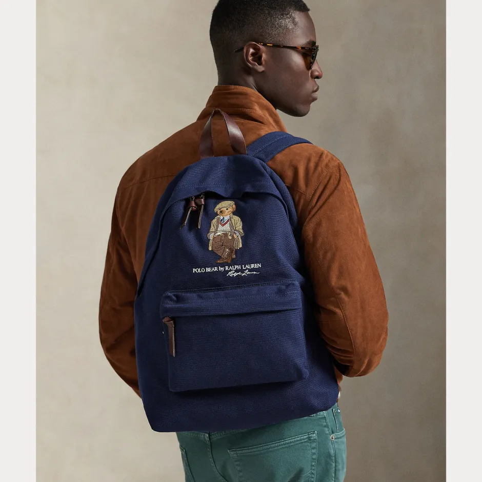 Unisex reppy Polo bear Canvas Backbag,>Polo Ralph Lauren Online