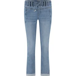 naisten farkut, TESSY JOG MIDSTONE USED Indigo>Red Button Clearance