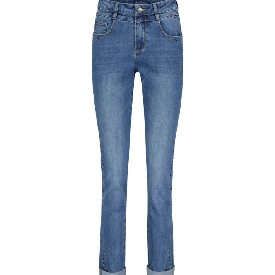 Naisten Farkut, JANICE STONE USED Indigo>Red Button Online