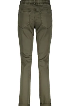 Naisten Housut, TESSY JOG COLOR Armeijanvihreä>Red Button Sale