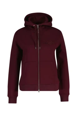 REG TONAL SHIELD ZIP HOODIE>Gant Online
