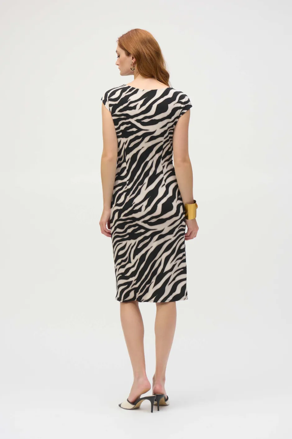 naisten mekko, SILKY KNIT ANIMAL PRINT>Ribkoff Sale