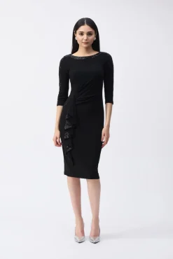 Naisten Mekko, SILKY KNIT SEQUINS DRESS>Ribkoff Sale