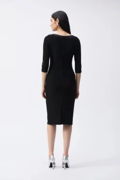 Naisten Mekko, SILKY KNIT SEQUINS DRESS>Ribkoff Sale