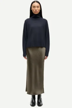 Samsoe and Samsoe Agneta long skirt 12956, ruskea>Samsoe Samsoe New