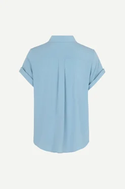 Samsoe and Samsoe, Naisten Lyhythihainen Kauluspaita, Majan Ss Shirt 9942><noscript><img width=