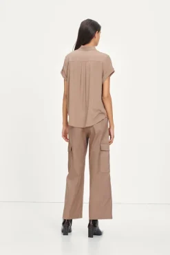 Samsoe and Samsoe, Naisten Lyhythihainen Kauluspaita, Majan Ss Shirt 9942>Samsoe Samsoe Hot