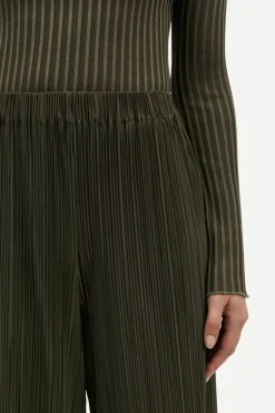 Samsoe and Samsoe Naisten Housut, UMA TROUSERS 10167 Armeijanvihreä><noscript><img width=