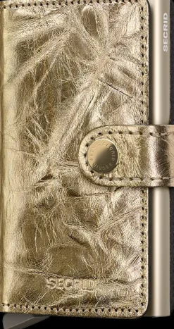 korttikotelo, MINIWALLET CRUNCH GOLD>Secrid Hot