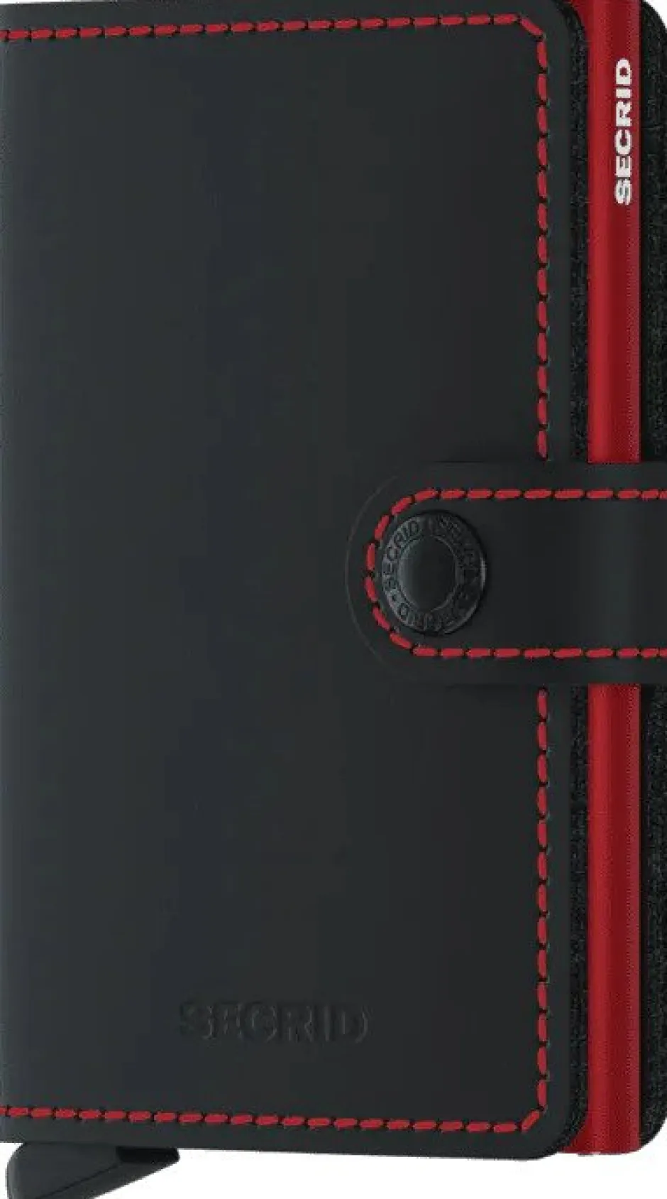 Korttikotelo, MINIWALLET MATTE BLACK RED>Secrid Discount