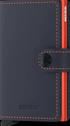Korttikotelo, MINIWALLET NIGHTBLUE ORANGE>Secrid Hot