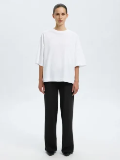 K-SLFTENNY RELAXED PANTS, musta>Selected Femme Hot