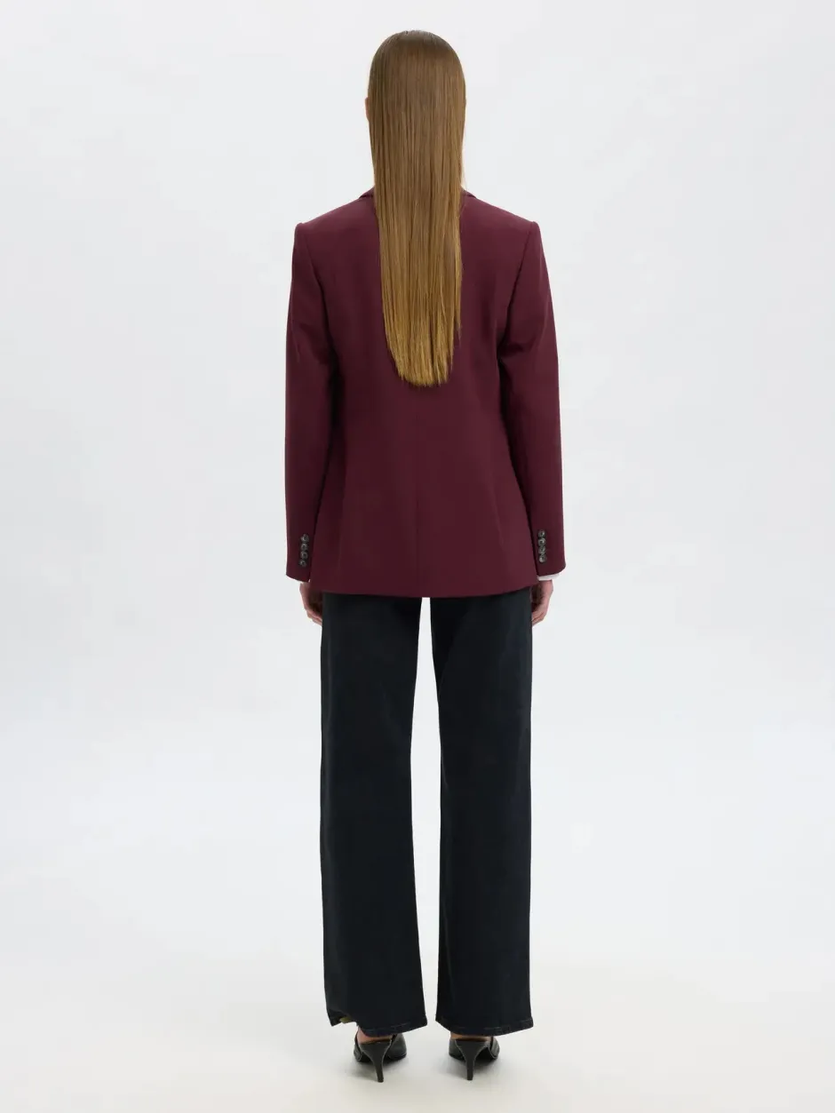 Naisten Bleiseri, AD-SLFRITA LS CLASSIC BLAZER MEL NOOS>Selected Femme Sale