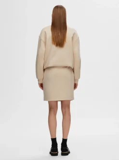 naisten hame, SLFLISA HANKIE MW SHORT SKIRT>Selected Femme New