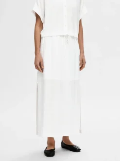 naisten hame, SLFVIVA HW ANKLE SKIRT>Selected Femme Outlet