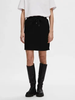 naisten hame, SLFLISA HANKIE MW SHORT SKIRT>Selected Femme