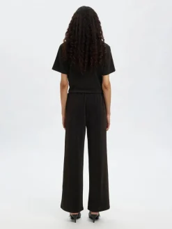 naisten housut SLFANJA HW RELAXED PANTS,>Selected Femme Online
