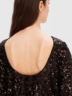 Naisten Mekko, AD-SLFMALLIE SS SHORT SEQUINS DRESS SUS><noscript><img width=