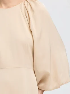 naisten mekko, SLFLAURINA 3/4 SHORT OPEN BACK DRESS><noscript><img width=