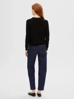 naisten neuletakki, SLFELINNA LS KNIT CARDIGAN>Selected Femme Hot