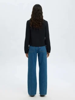 naisten neuletakki, SLFIVY LS KNIT O-NECK CARDIGAN NOOS>Selected Femme New