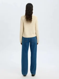 naisten neuletakki, SLFIVY LS KNIT O-NECK CARDIGAN NOOS>Selected Femme New