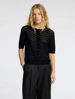 naisten neule, SLFSOFIA 2/4 KNIT CARDIGAN>Selected Femme Hot
