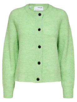 , Naisten Neuletakki, Lulu LS Knit Short Cardigan>Selected Femme Best