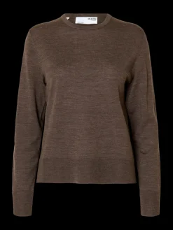 Naisten Neulepaita, Slfthea LS Knit Merino O-Neck Noos><noscript><img width=