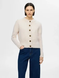 naisten neuletakki, SLFSIA RAS LS KNIT CARDIGAN><noscript><img width=