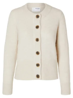 naisten neuletakki, SLFSIA RAS LS KNIT CARDIGAN><noscript><img width=