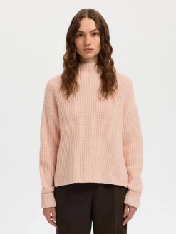 naisten neulepusero SLFSELMA SUS LS KNIT PULLOVER NOOS,>Selected Femme Discount