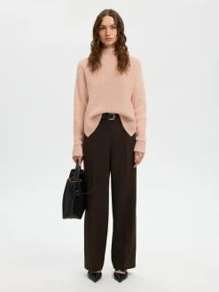 naisten neulepusero SLFSELMA SUS LS KNIT PULLOVER NOOS,><noscript><img width=