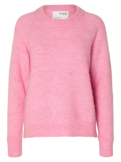 Naisten Neulepaita, Lulu LS Knit O-Neck>Selected Femme Online