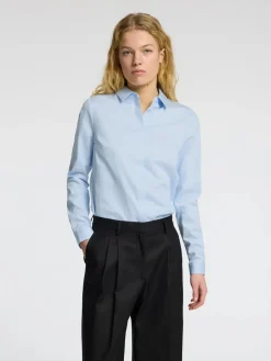 naisten paitapusero, SLFROMIE LS FITTED SHIRT>Selected Femme Outlet
