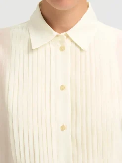 naisten paitapusero SLFIRIS RELAXED LS SHIRT B,><noscript><img width=