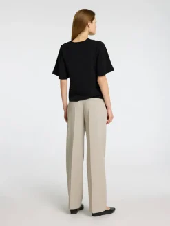 naisten paita, SLFTENNY SS V-NECK TOP>Selected Femme Sale