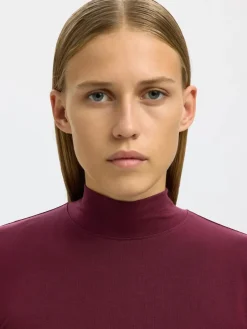 Naisten Paita, SLFMANJA LS HIGH NECK NOOS><noscript><img width=