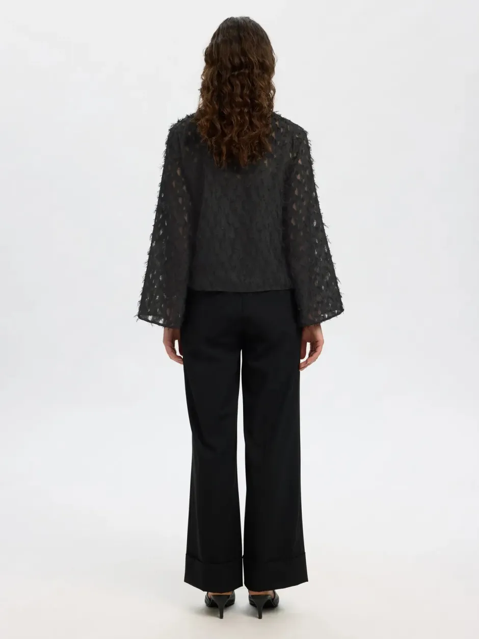 naisten paita, SLFMARION LS BOAT NECK TOP B>Selected Femme Outlet