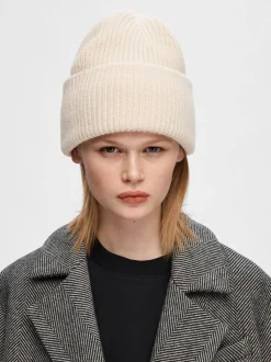 Naisten Pipo, SLFMARY KNIT BEANIE NOOS>Selected Femme Hot