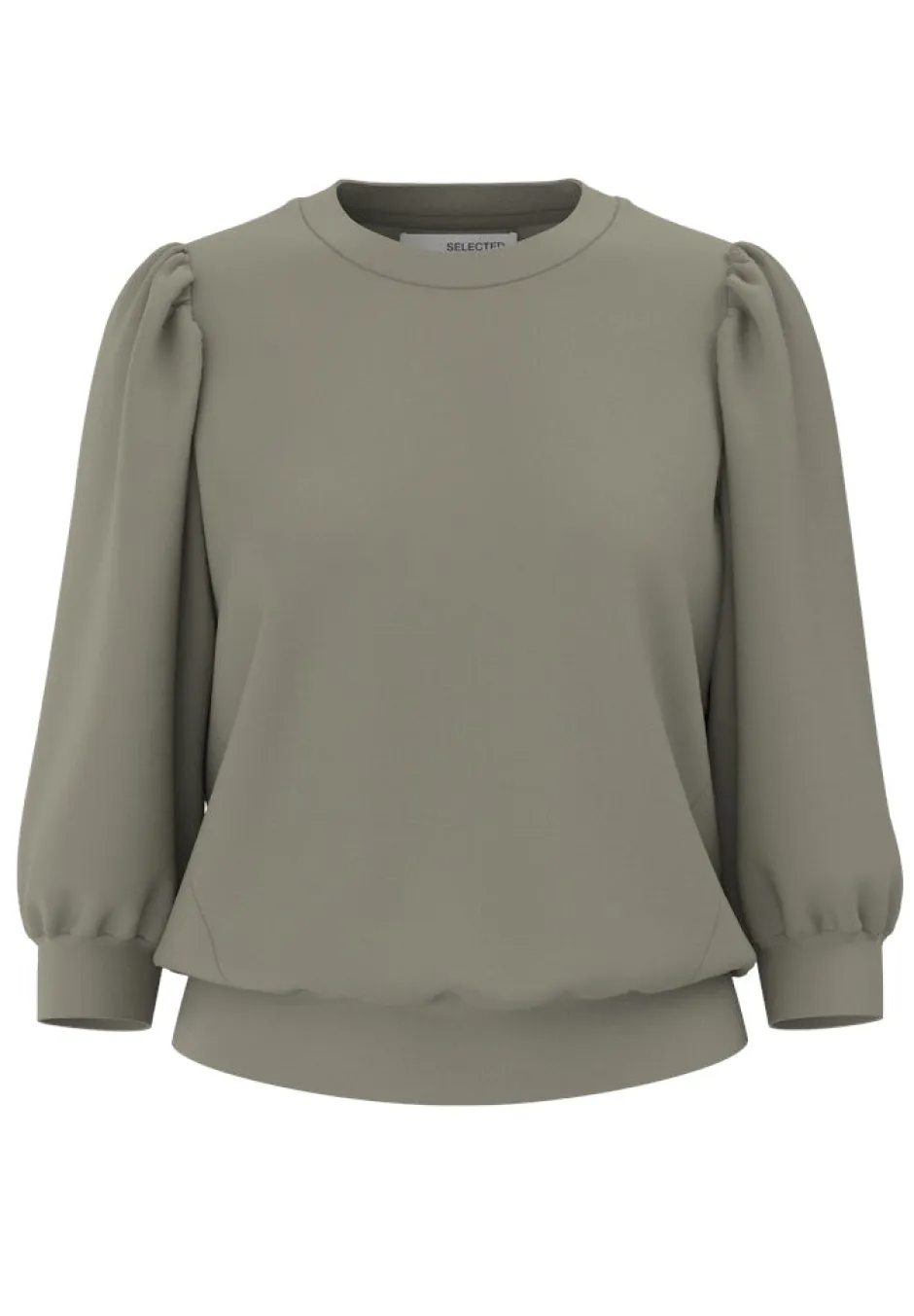Naisten Pusero, SLFTENNY 3/4 SWEAT TOP NOOS>Selected Femme Best