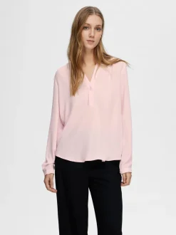 Naisten Pusero, SLFMIVIA LS TOP B>Selected Femme Discount