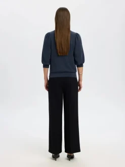 Naisten Pusero, SLFTENNY 3/4 SWEAT TOP NOOS>Selected Femme