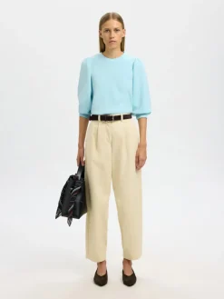 Naisten Pusero SLFTENNY 3/4 SWEAT TOP NOOS,><noscript><img width=